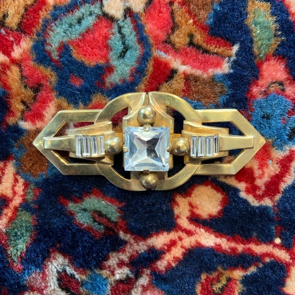 Tonic Jewelry Vintage Gold Tone Brooch Marked Tonic Poshmark